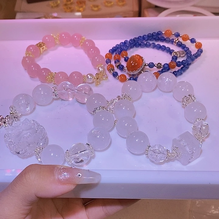 予***依水晶手链未镶嵌差价