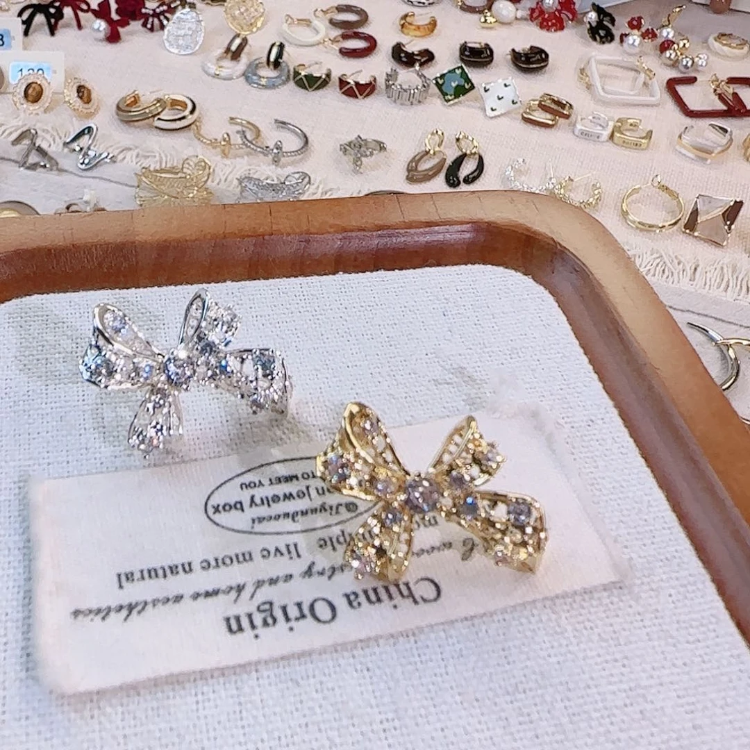 仿珍珠铜合金925银耳钉