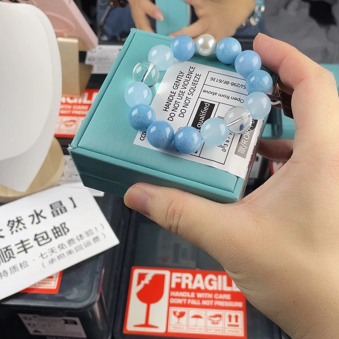 银S925镶嵌水晶手链