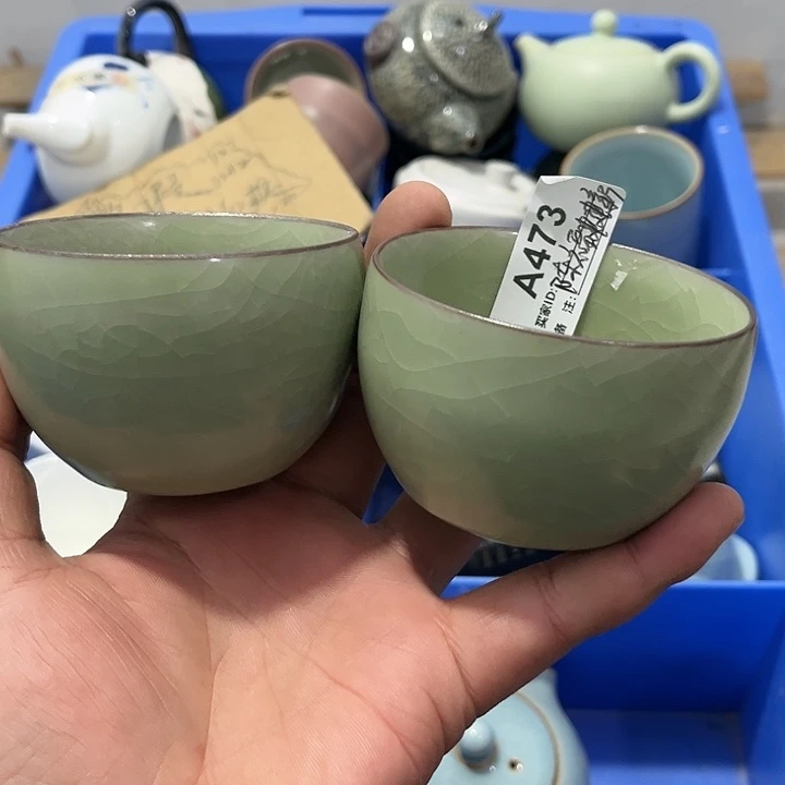 风***梨茶具默认微瑕瓷器、茶具、壶、摆件，介意勿拍