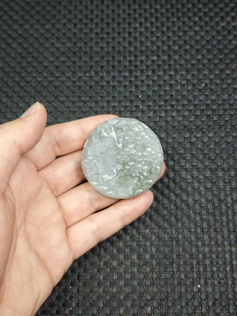 天然和田玉老料山水油润细腻2.26清货1