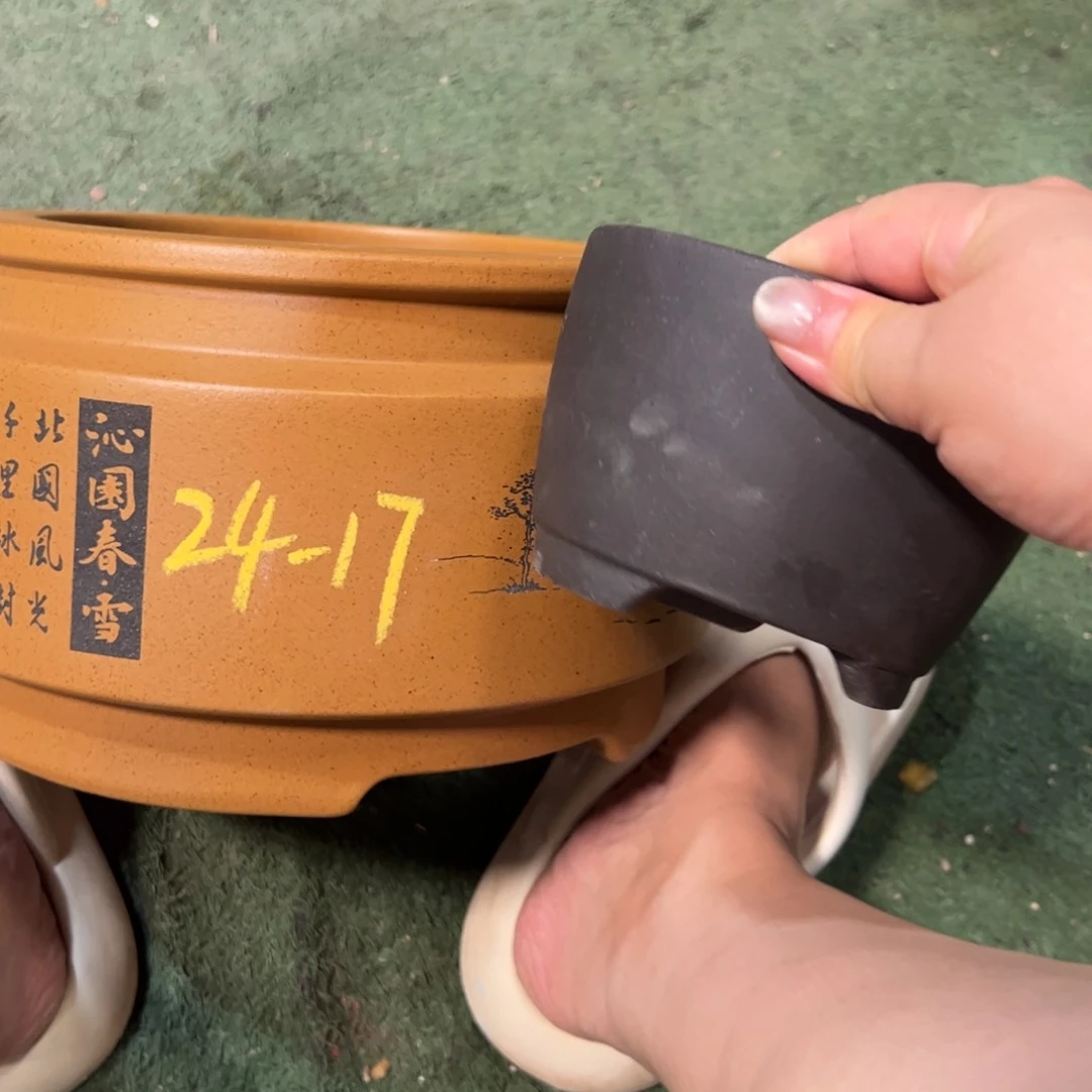 紫砂花盆紫砂花盆