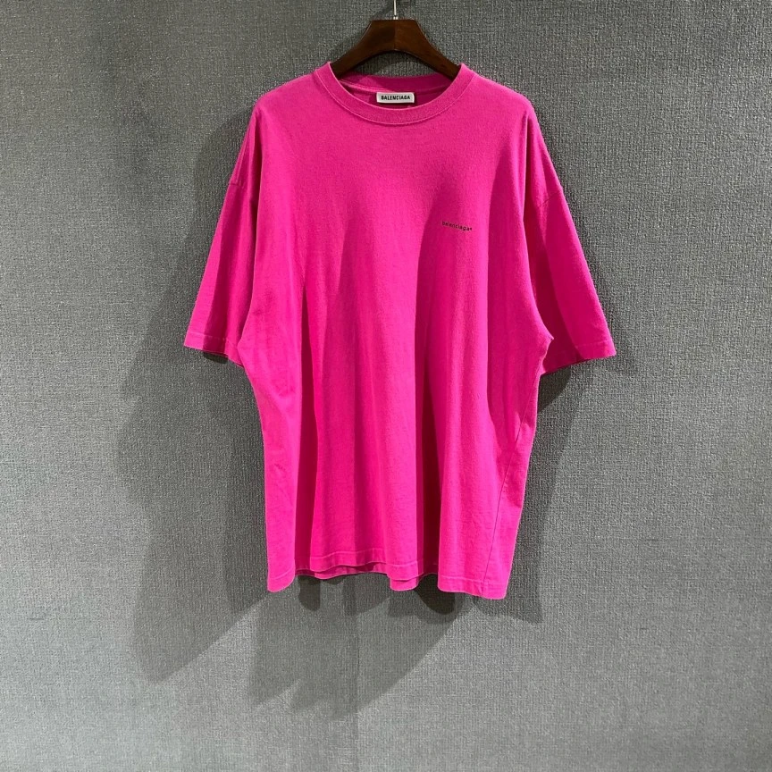 99新 Balenciaga/巴黎世家 （pm）小写字母短袖T恤 m码/4989