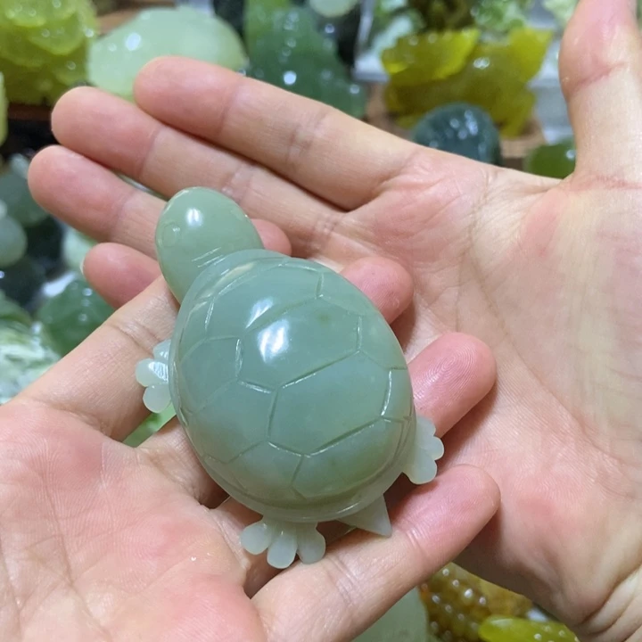 【闪购商品】未镶嵌蛇纹石玉把件