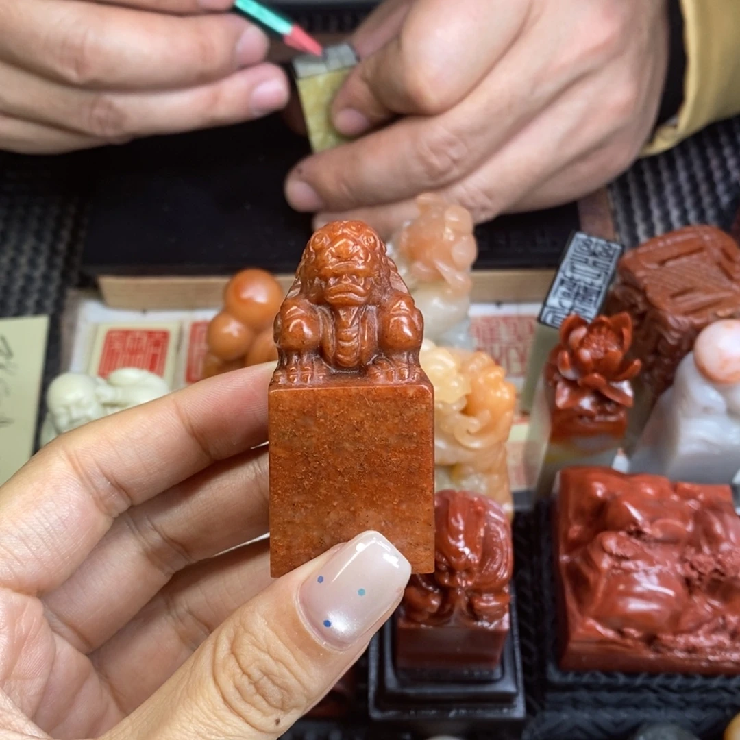 不***胖印石寿山石成品正章书法用品