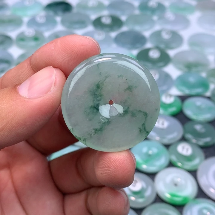 颈饰未镶嵌翡翠缅甸天然A货翡翠35.5-5.9