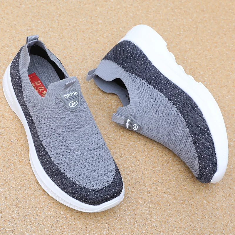 春秋老北京布鞋男单鞋网面透气男鞋中老年爸爸休闲运动健步老人鞋