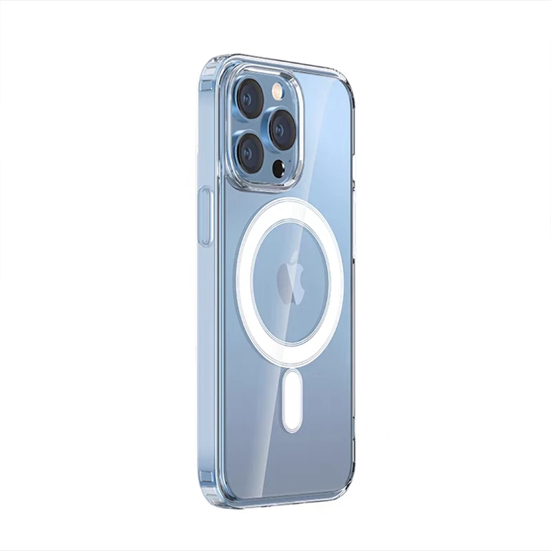 奥菲顿简约透明磁吸适用苹果16/15promax手机壳iPhone14高级13/12