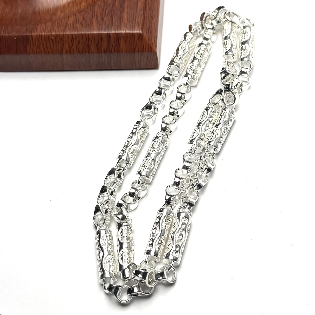 链子足银 欧标贵银通宝项链臻藏-t286