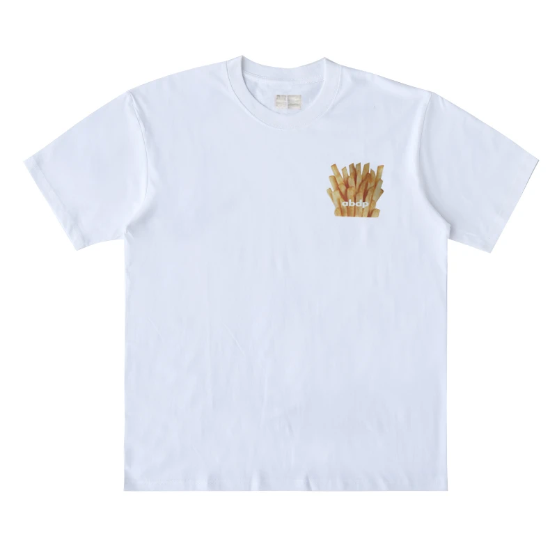 ABDP夏季男士美式短袖纯棉T恤街头运动休闲印花宽松圆领上衣半袖