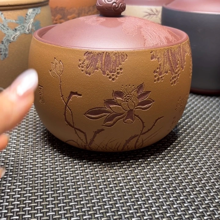 紫砂茶叶罐中高端紫砂茶叶罐