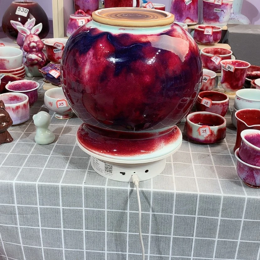 【闪购商品】老*钧瓷主人杯摆件工艺品
