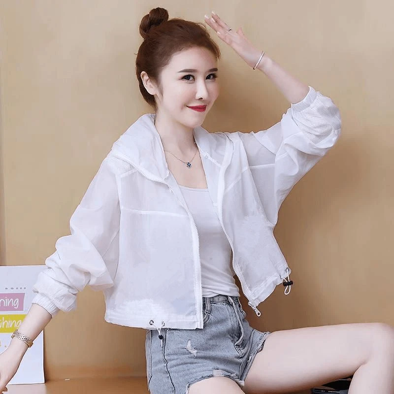 夏季衣女短款时尚新款夏装上韩版宽松潮洋气薄款开衫