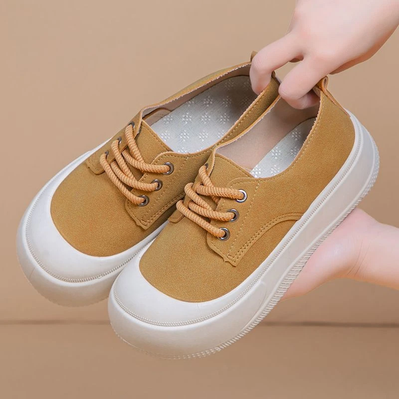 网红休闲鞋女款厚底增高勃肯鞋2025夏季新款时尚百搭小白鞋乐福鞋