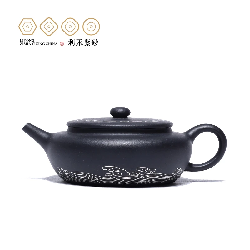 百年利永沧海扁晨160cc老紫泥捂灰还原烧宜兴原矿紫砂壶