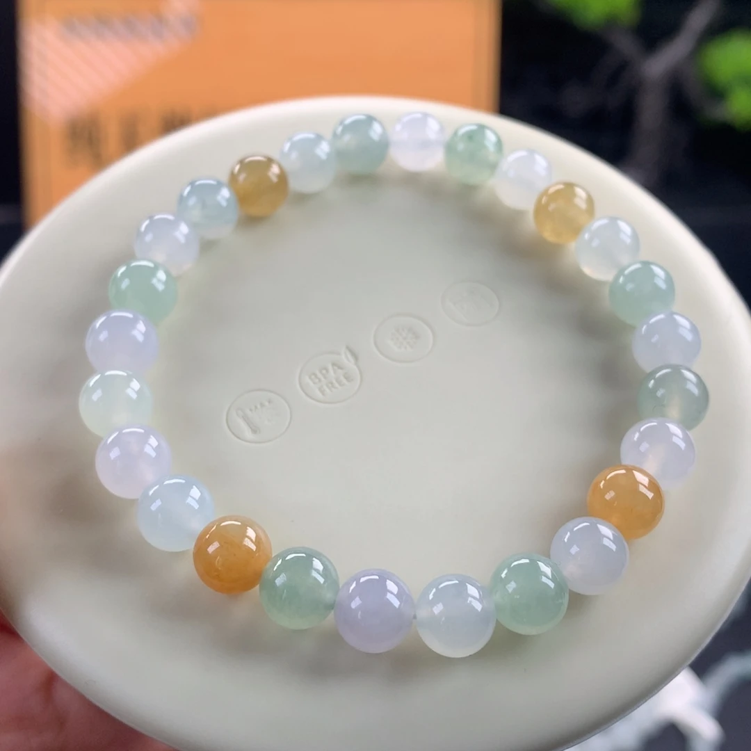 翡翠未镶嵌手链卡7.5