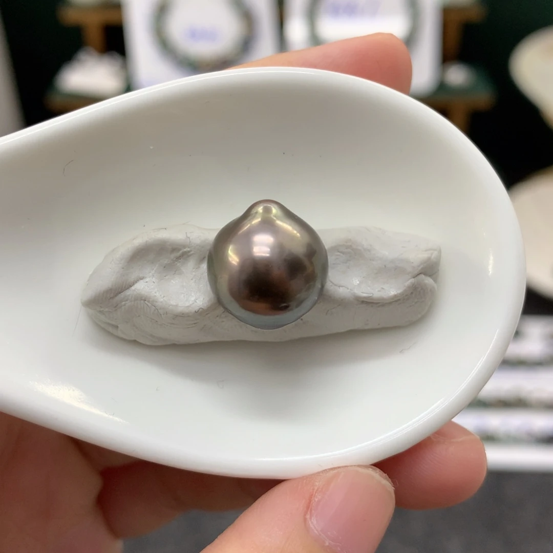 海水珍珠裸珠定制不退换12.7