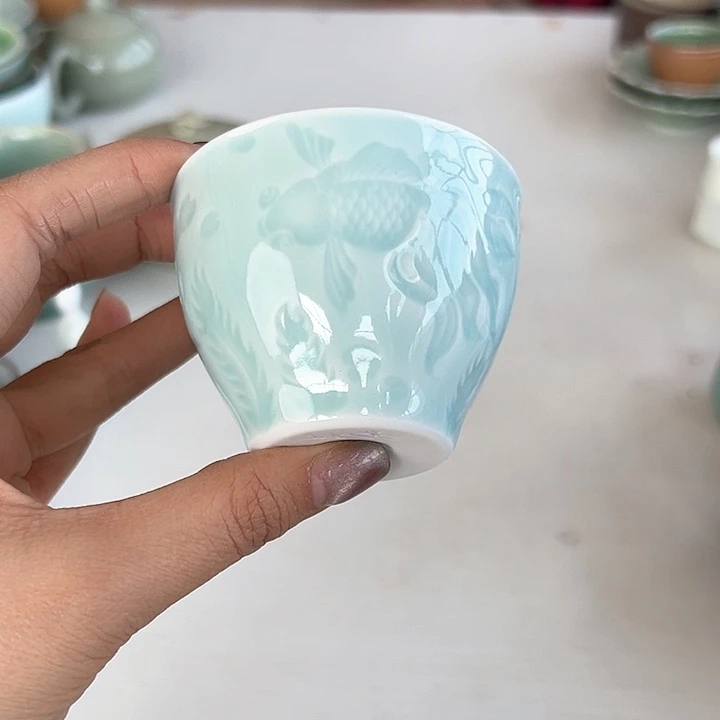 小米茶器龙泉青瓷
