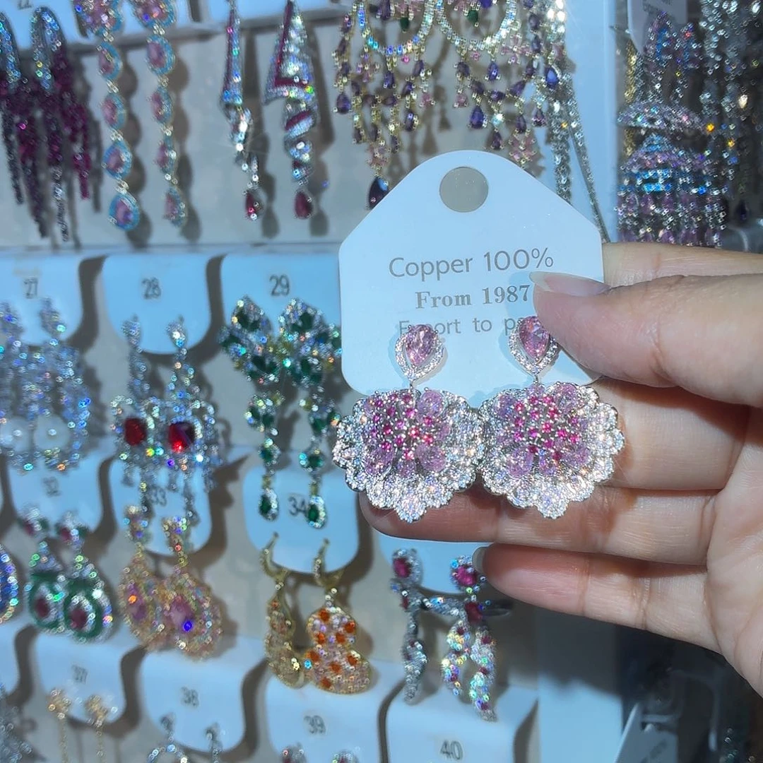 兔***卜锆石铜合金925银针