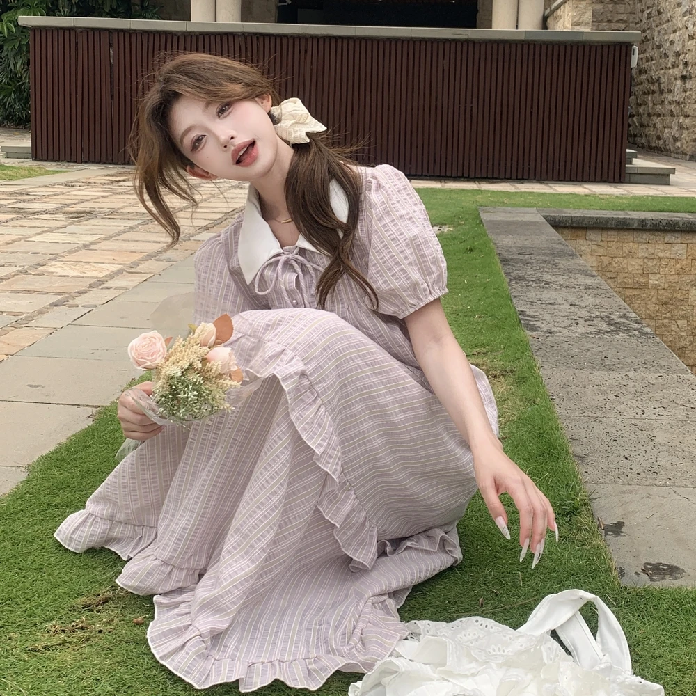 新款夏季套装碎花连衣裙气质裙子AD7722-