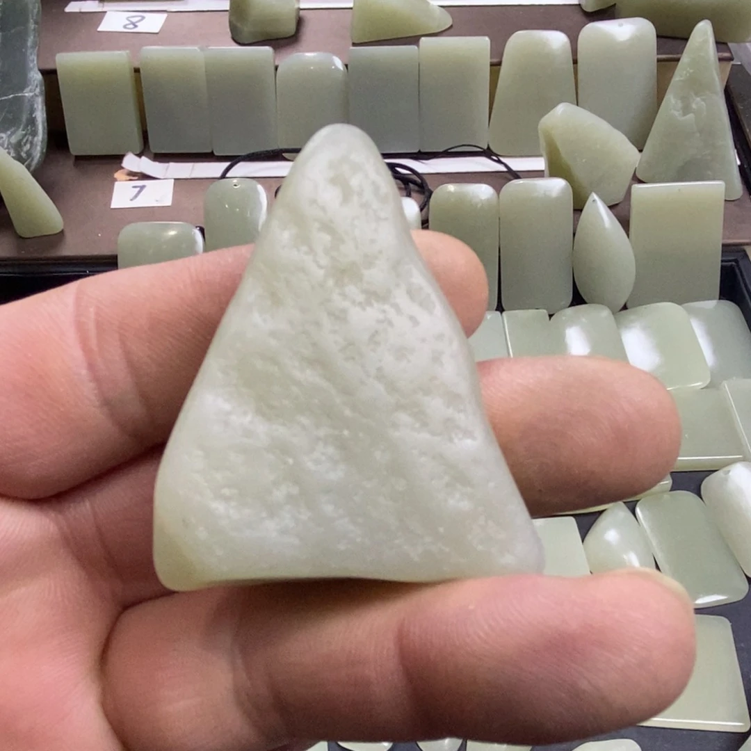 颈饰未镶嵌和田玉平*哥024