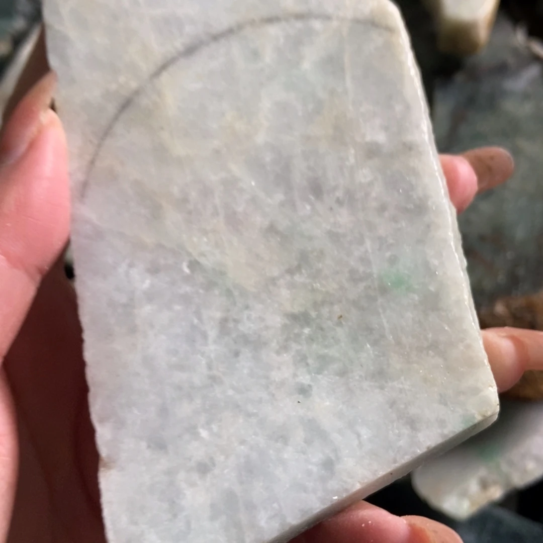 翡翠未镶嵌挂件天然翡翠
