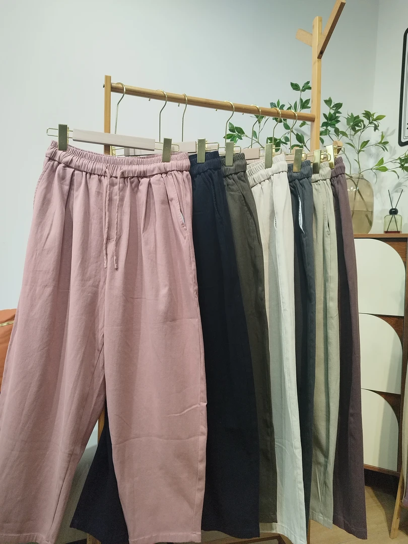 200斤大码显瘦高腰百搭锥形春款女裤休闲宽松