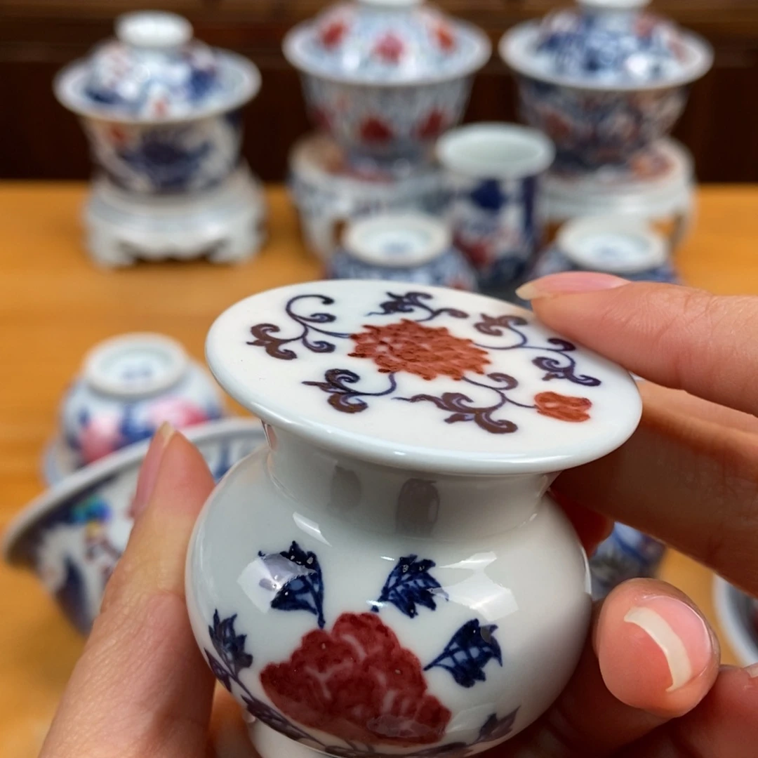 手绘现代茶具非古董