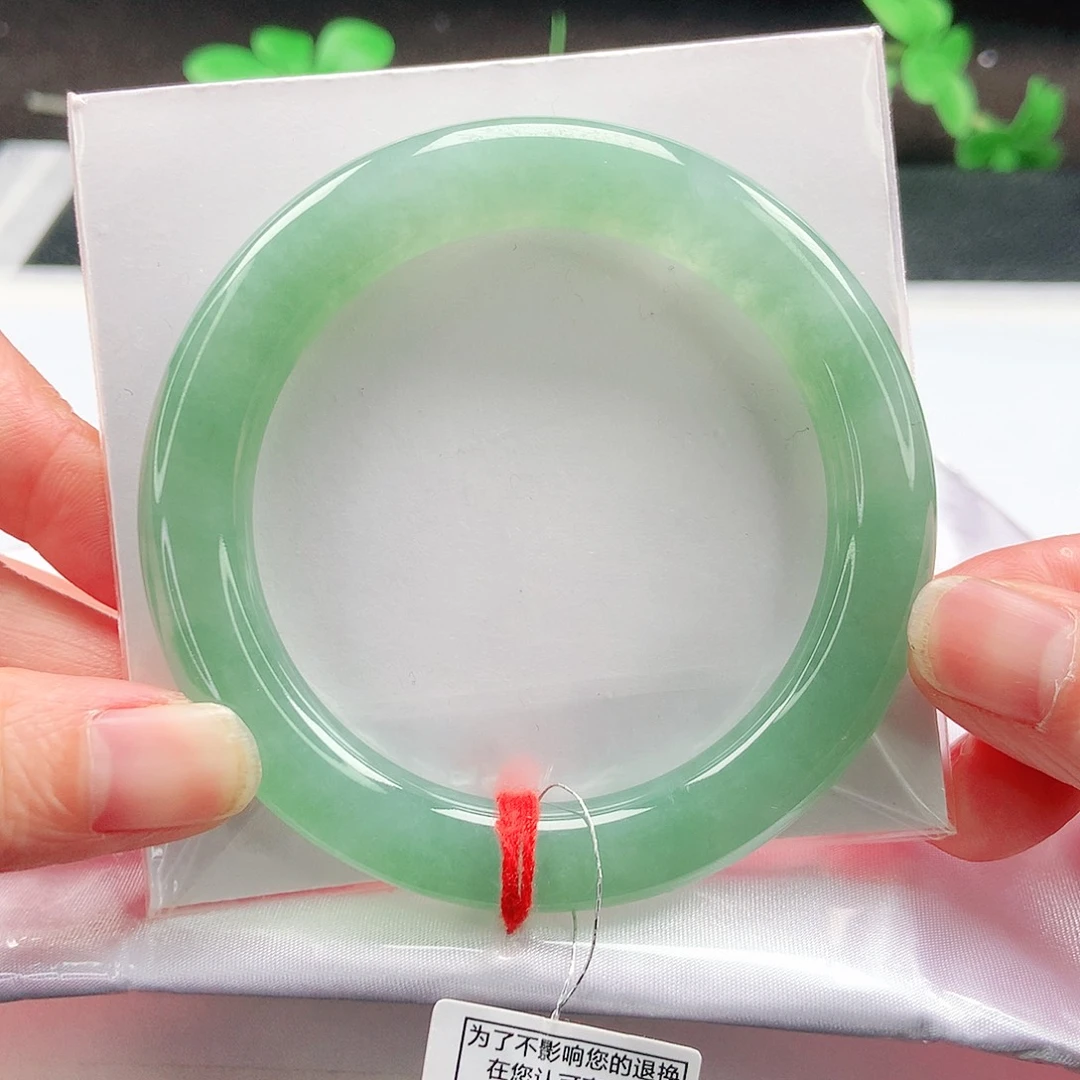 未镶嵌手镯翡翠56圆条