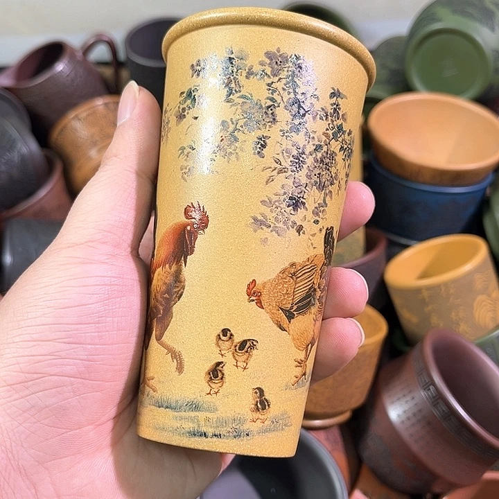 茶杯紫砂全手工紫砂主人杯