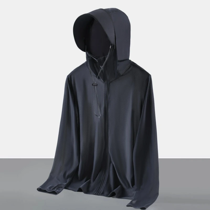 夏季冰丝防紫外线透气薄款户外钓鱼男女防晒衣外套bt1