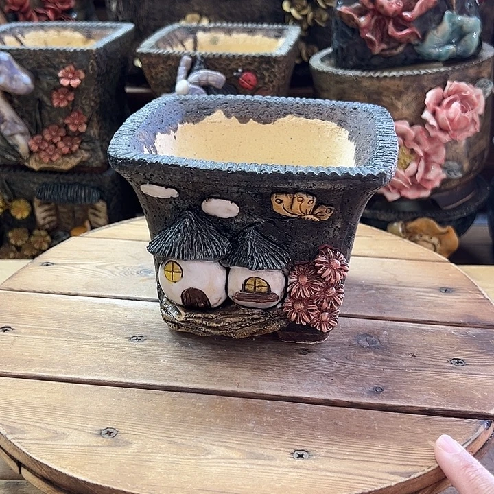 青藤多肉花盆百搭