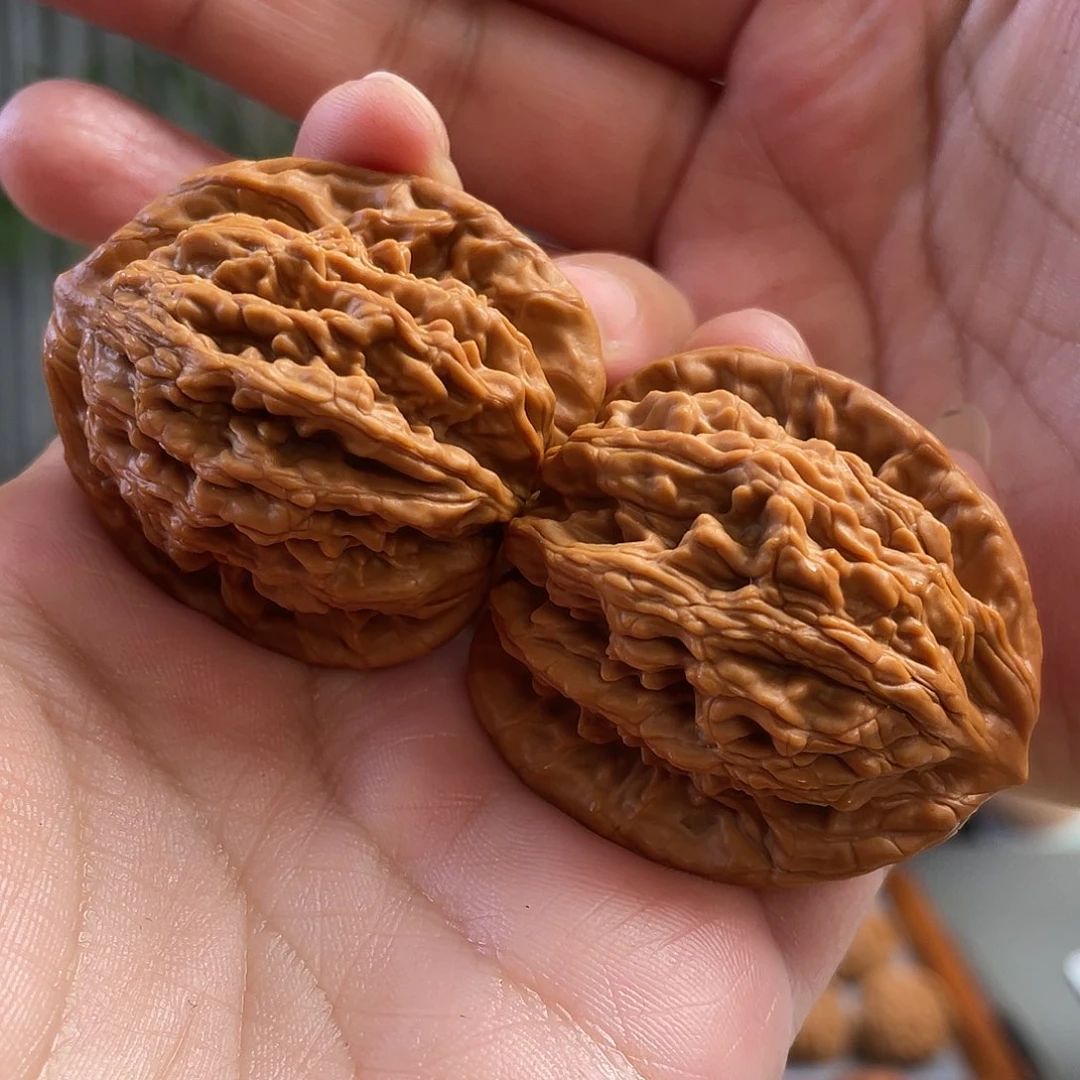 桃核把件41尺全品狼牙麦穗虎头CN01120已打底