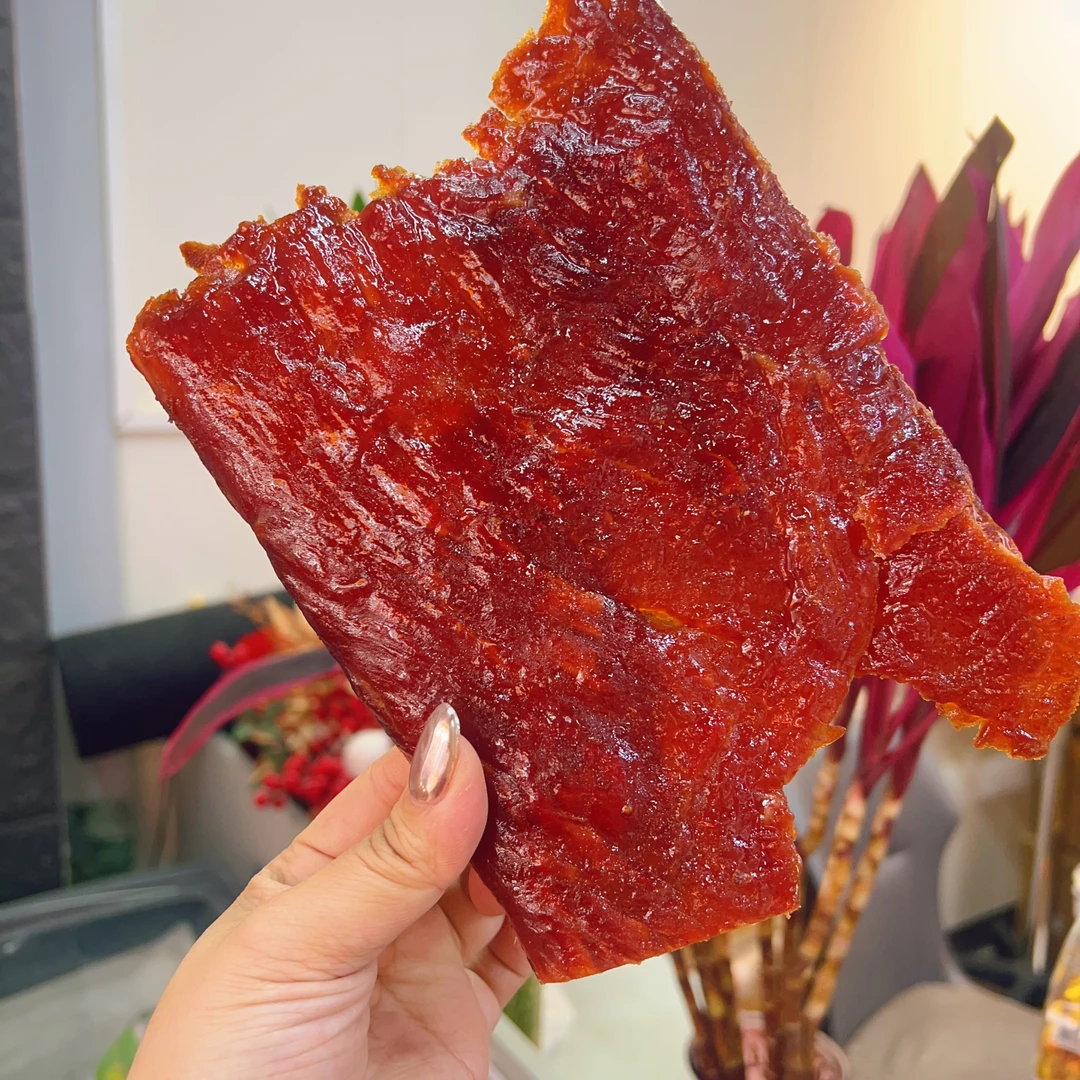 原切猪肉脯大片手撕猪肉脯解馋零食休闲小吃即食潮汕特产