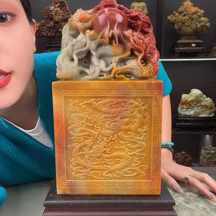 玄***振印石寿山石。。。。。15×15