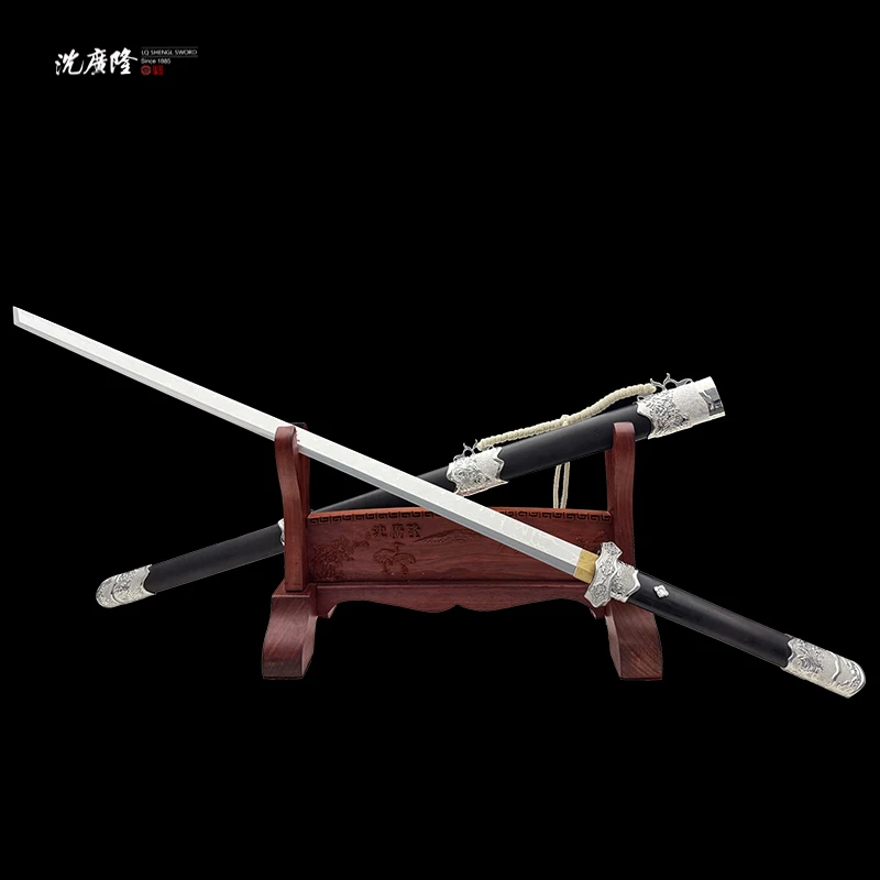 龙泉沈广隆- 飞天唐刀镀白金 聚福剑打包 宝剑 未开刃