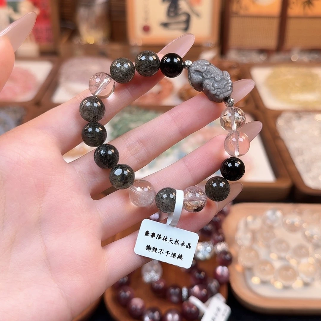 水晶手链未镶嵌多宝