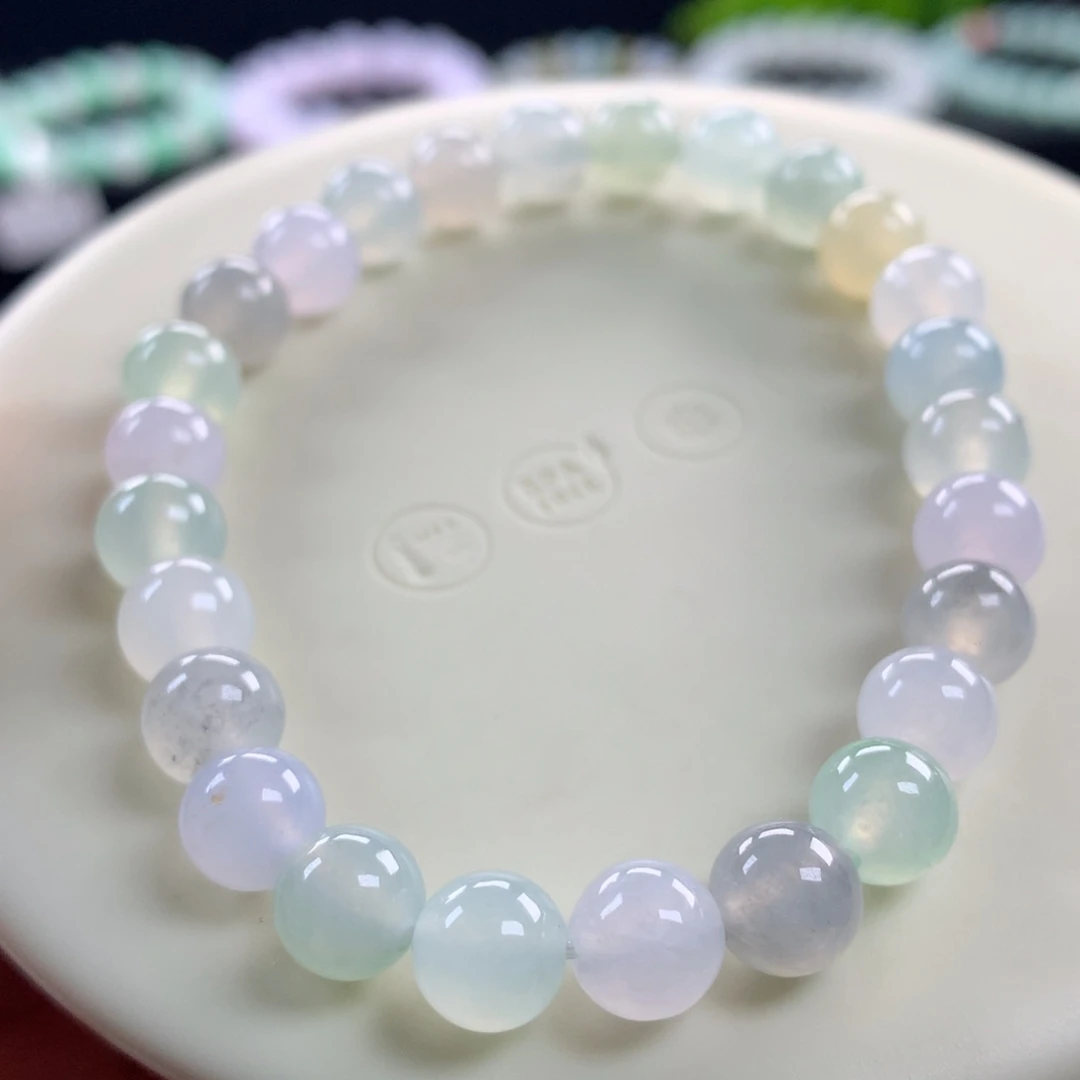 翡翠未镶嵌手链卡7