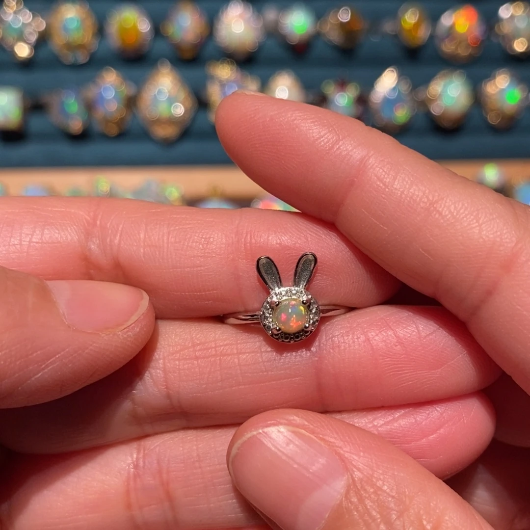 欧泊合金欧泊戒指