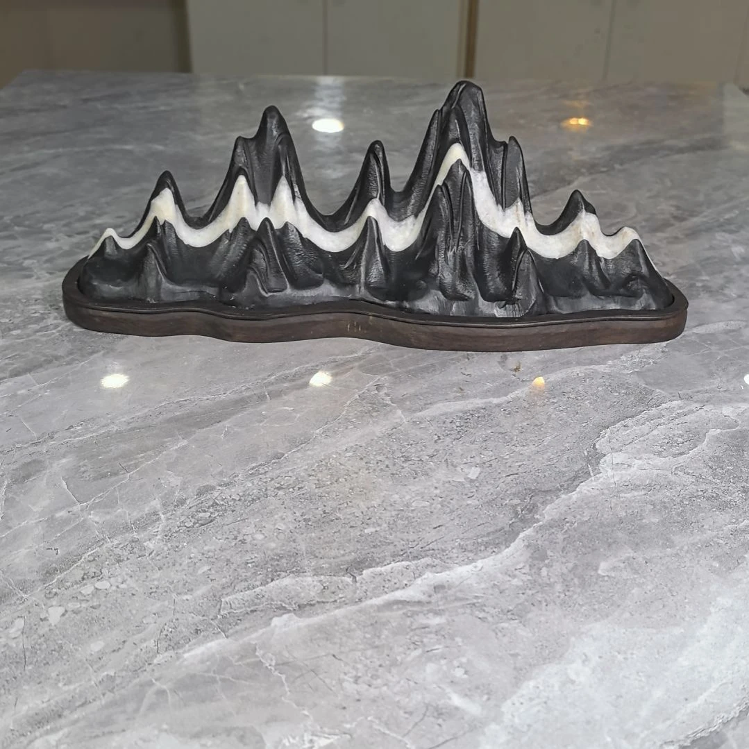 林***月灵璧石奇石摆件摆件