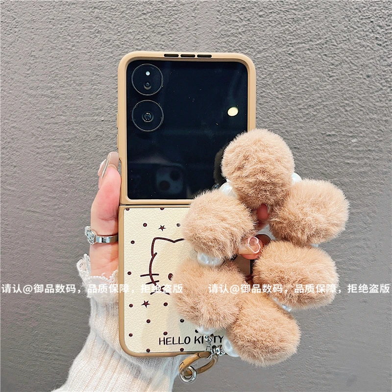 （小米mixflip系列）金属折叠皮纹适用小米mixflip/mixflip2手机壳