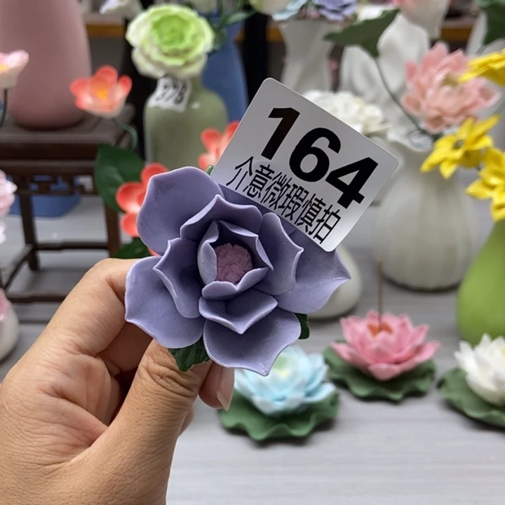 陶瓷手工制作陶瓷花