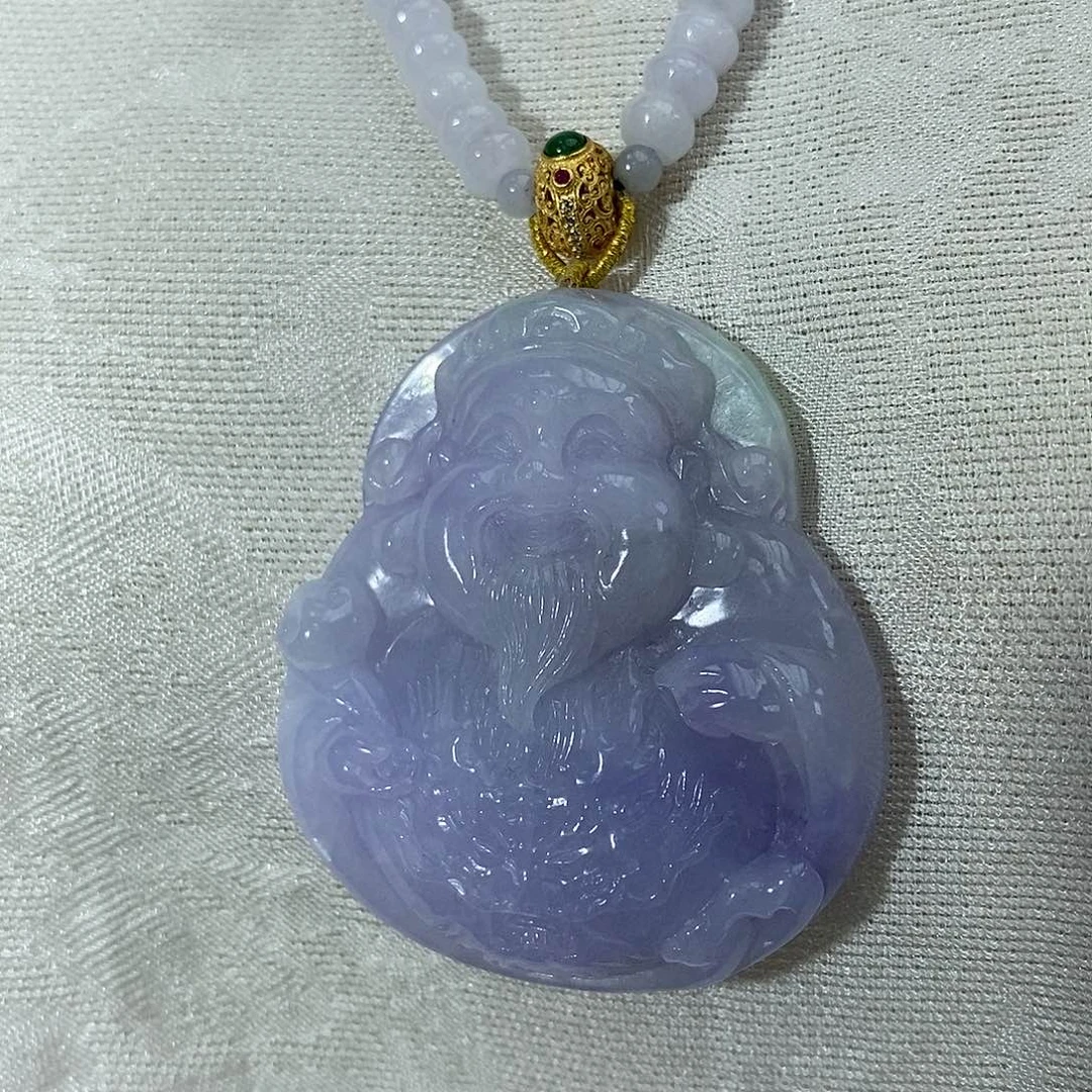 翡翠未镶嵌颈饰吊坠