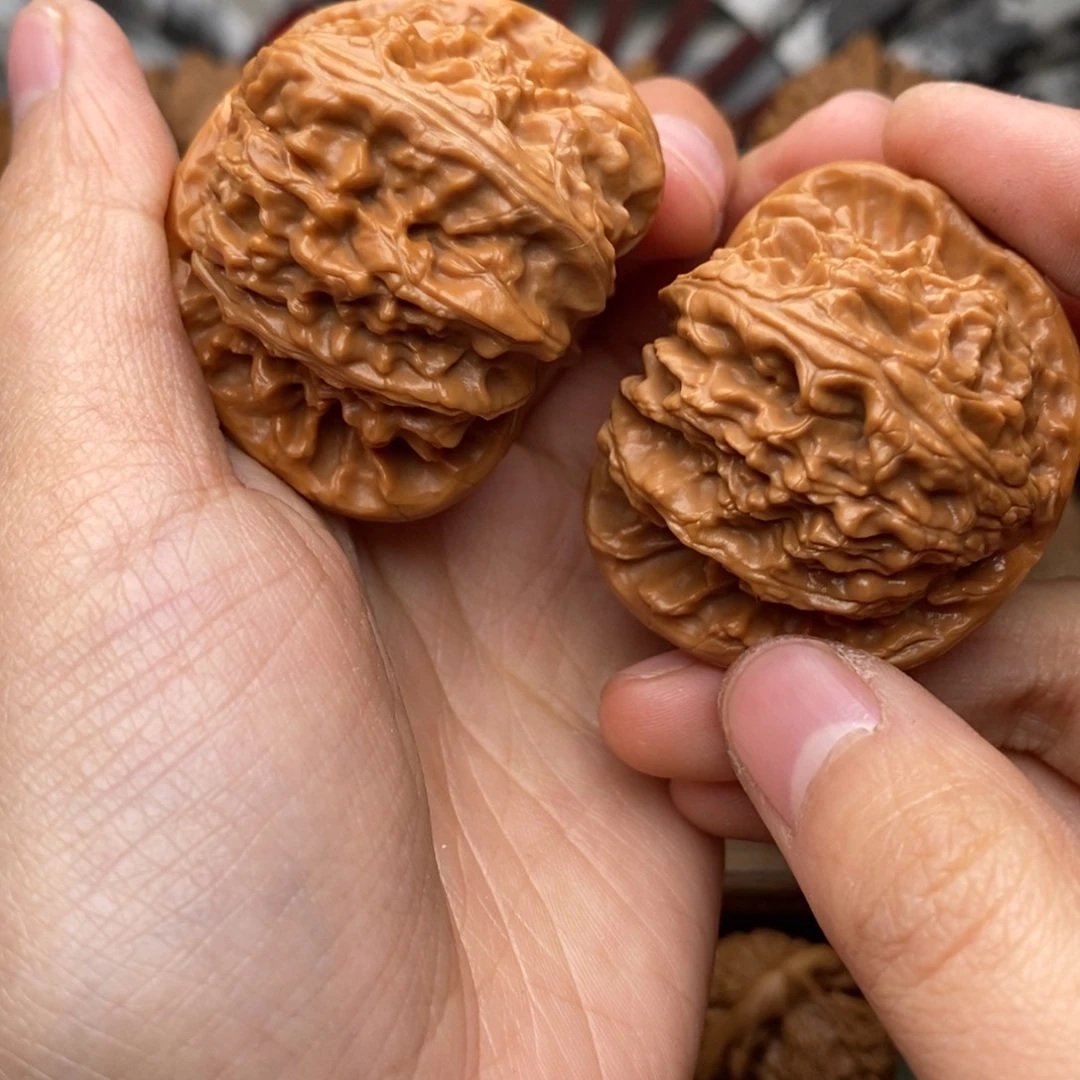 把件文玩核桃363号44白