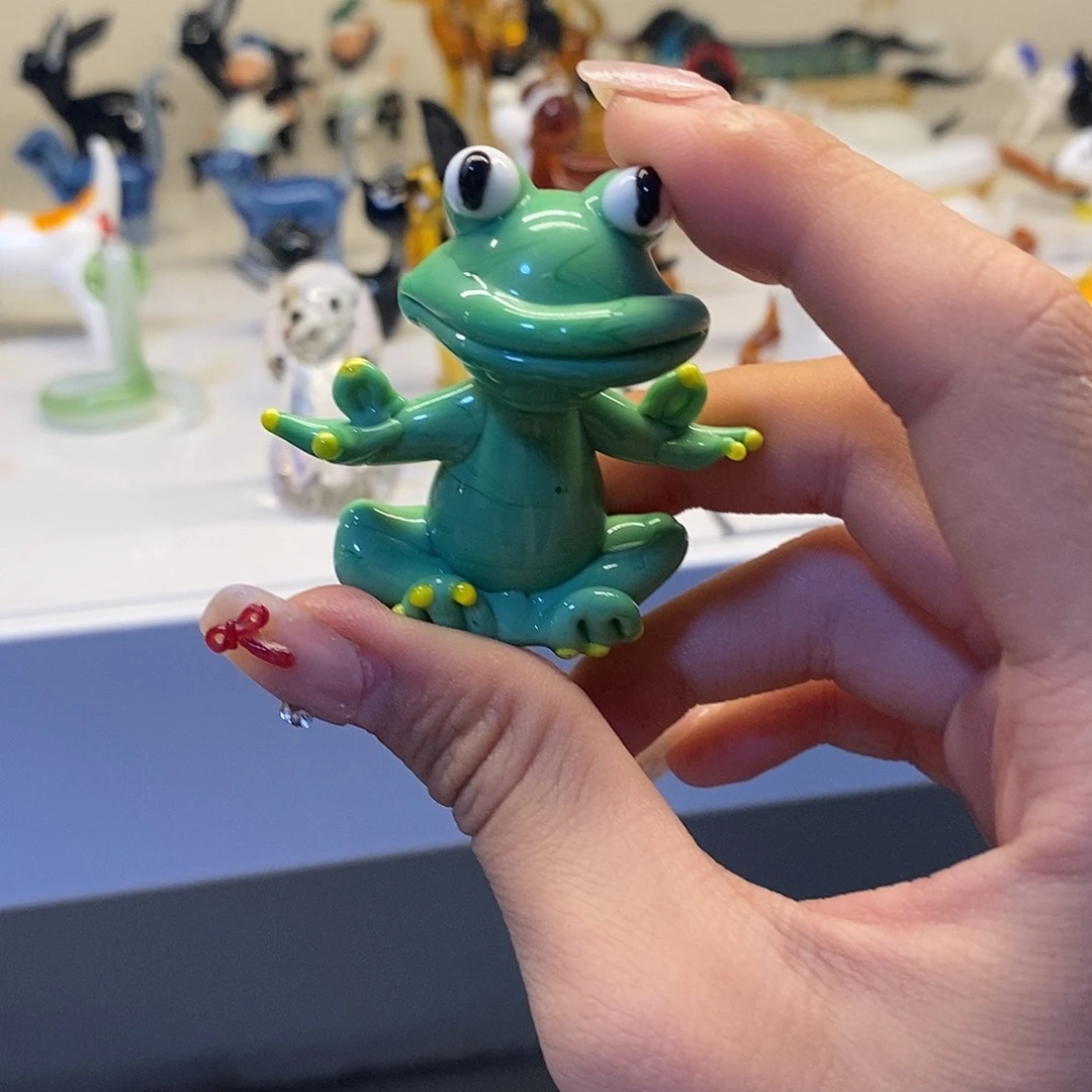 手工艺品琉璃青蛙