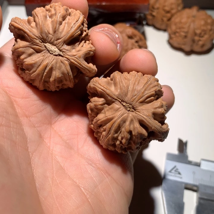 把件文玩核桃反***钟白狮子