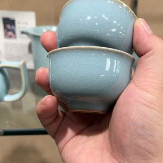 瓷片陶瓷茶具汝瓷茶具