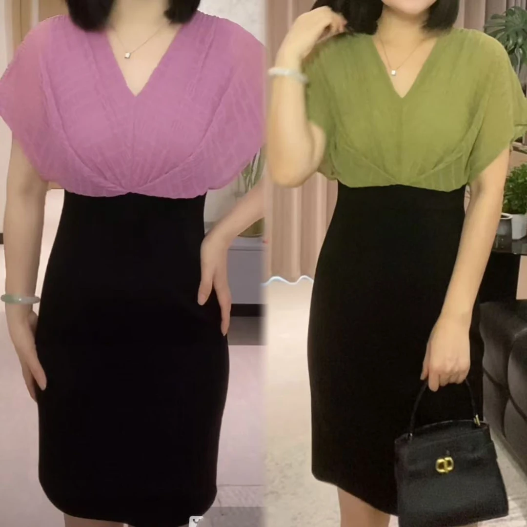 轻奢高级感气质显瘦女人味高级感连衣裙YF25267
