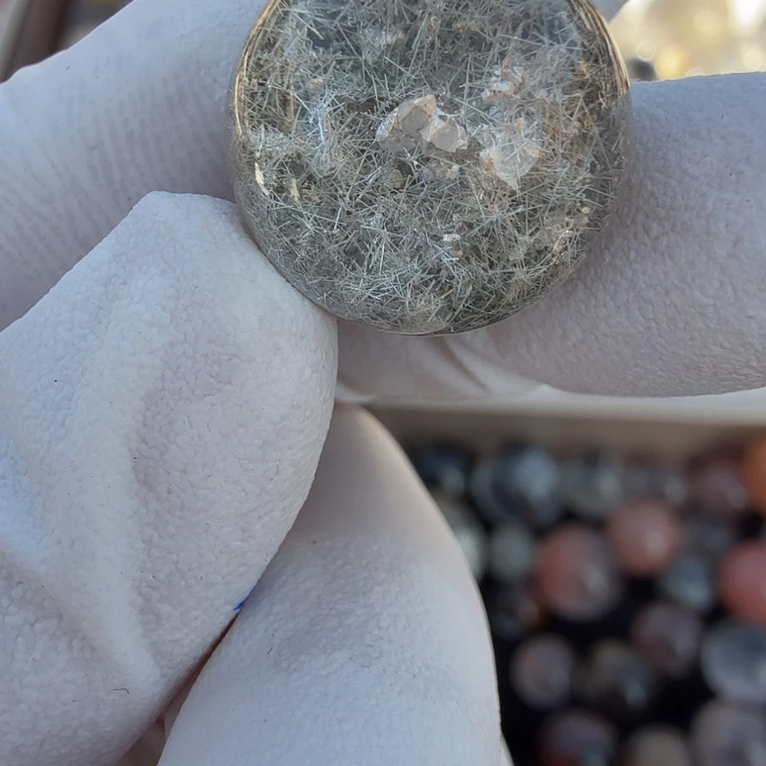 宋***悠未镶嵌珠宝半成品水晶水晶单珠15.3mm定制