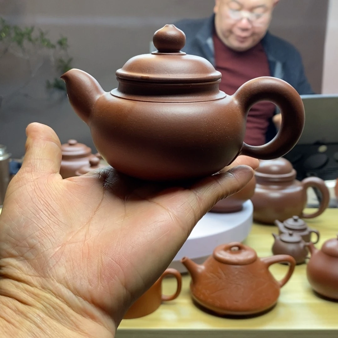 【闪购商品】紫泥茶壶一*报喜鸟容量170